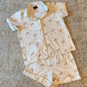 Bedhead Shorty Champagne Glass Pajama Set